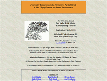 Tablet Screenshot of foxvalleyfolk.com